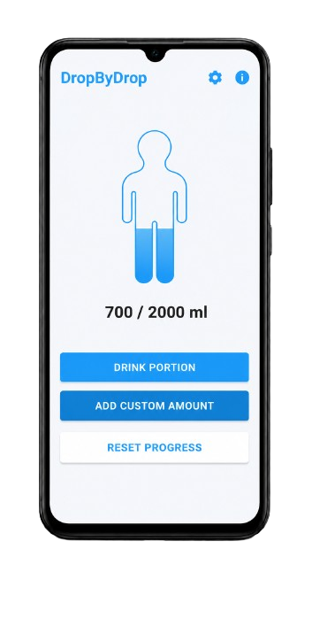 DropByDrop app screenshot